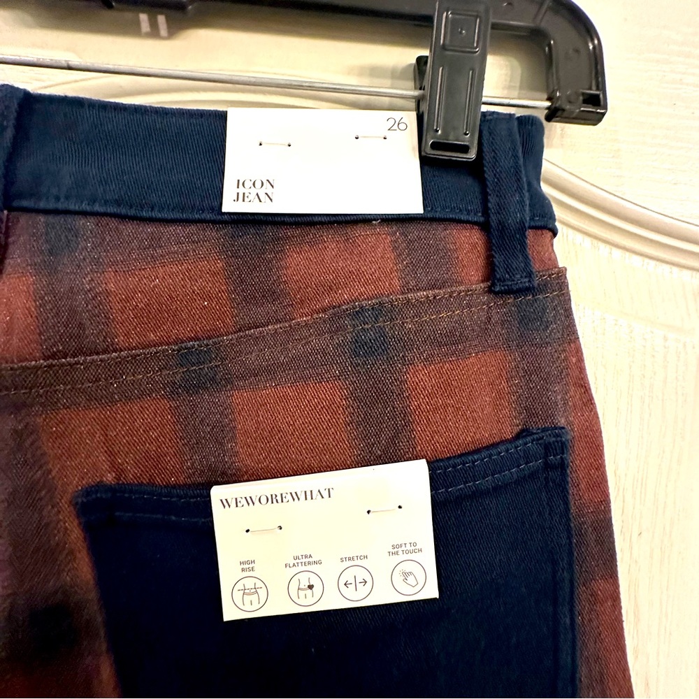 Plaid High-Waisted Women's Pants - Picture 5 of 9